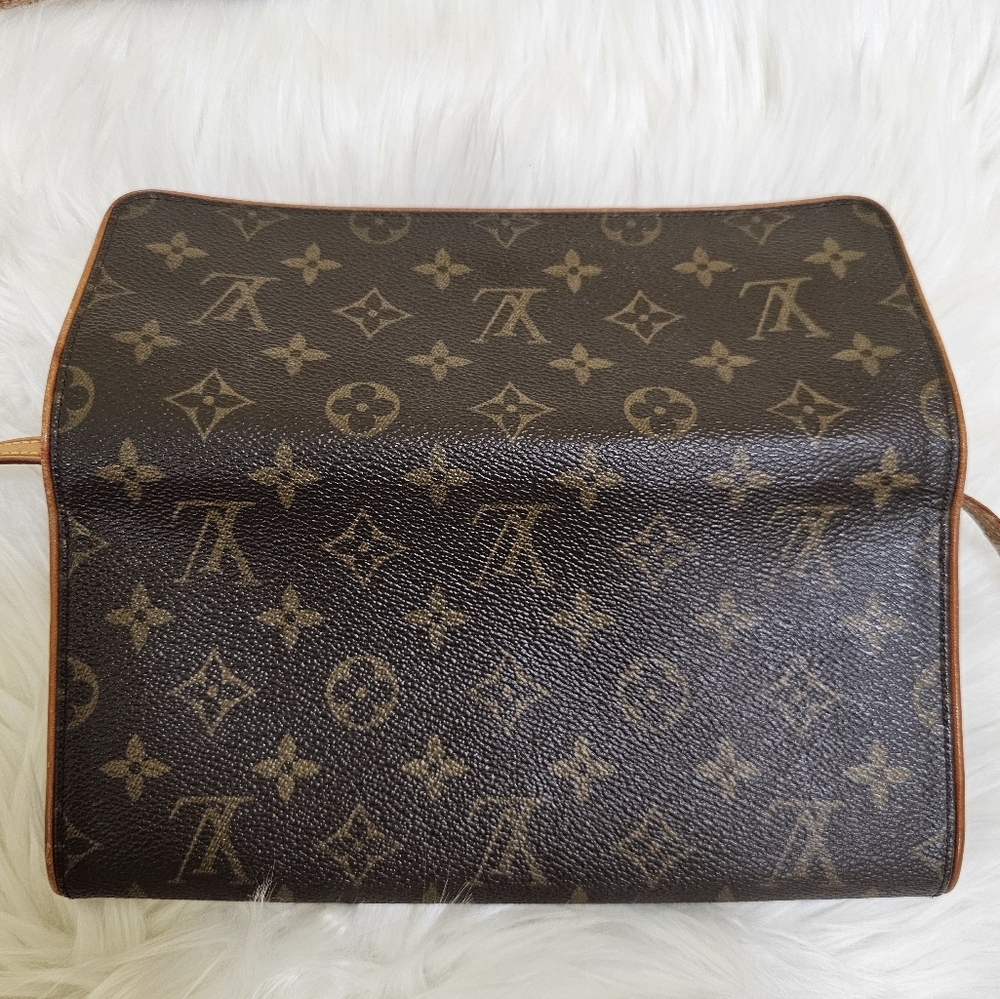 Louis Vuitton LV Shoulder Bag Pochette Twin GM Brown Monogram - Picture 8 of 17
